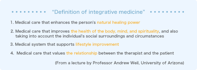 Definition of integrative medicine