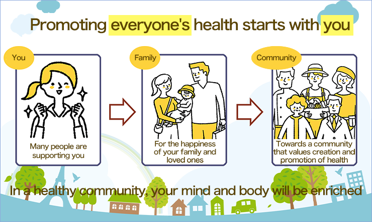 Promoting everyone's health starts with you